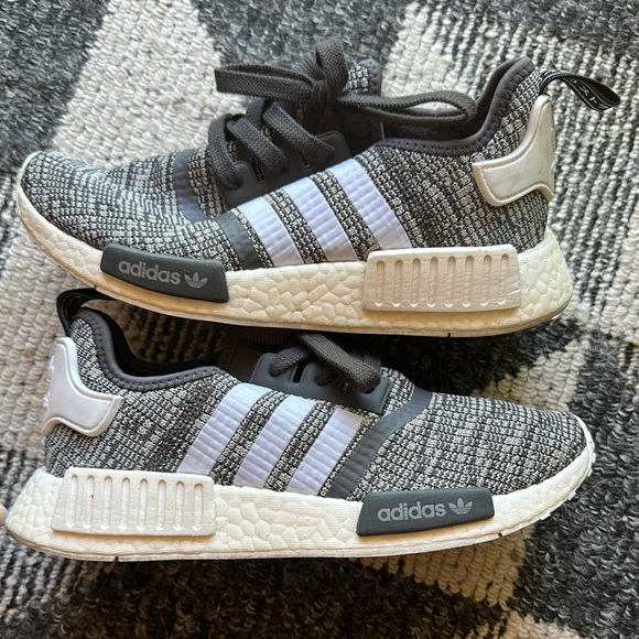 adidas White and Gray Athletic Shoes for Performance